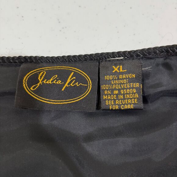 VTG Red Gray Chenille Embroidered Patchwork Jacket Womens XL Artsy 80s Abstract - Picture 6 of 11